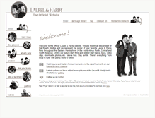 Tablet Screenshot of laurel-and-hardy.com